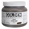 Golden; Golden Heavy Body Artist Acrylics - Burnt Umber Light, 32 oz Jar; Category:Acrylic Paint Sets; Image:2
